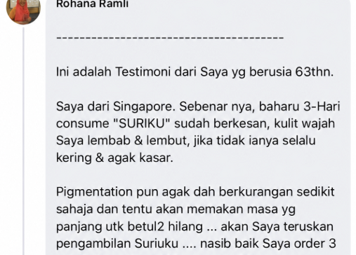 Testimoni Rohana Ramli